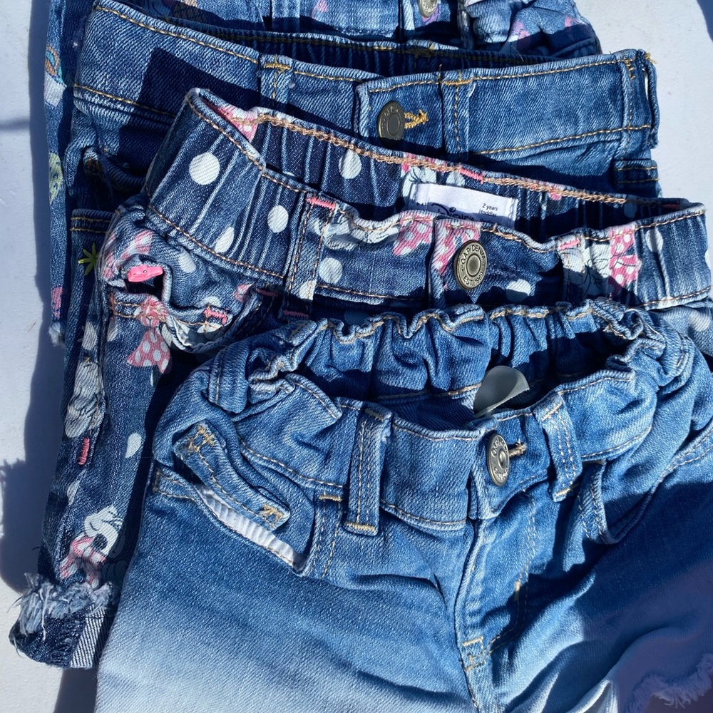 Stylish Blue Denim Shorts for toddler girls